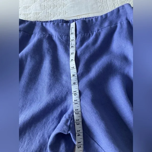 COLDWATER CREEK Lavender Linen Blazer and Straight Leg Pant Set Size 18W - Picture 11 of 14